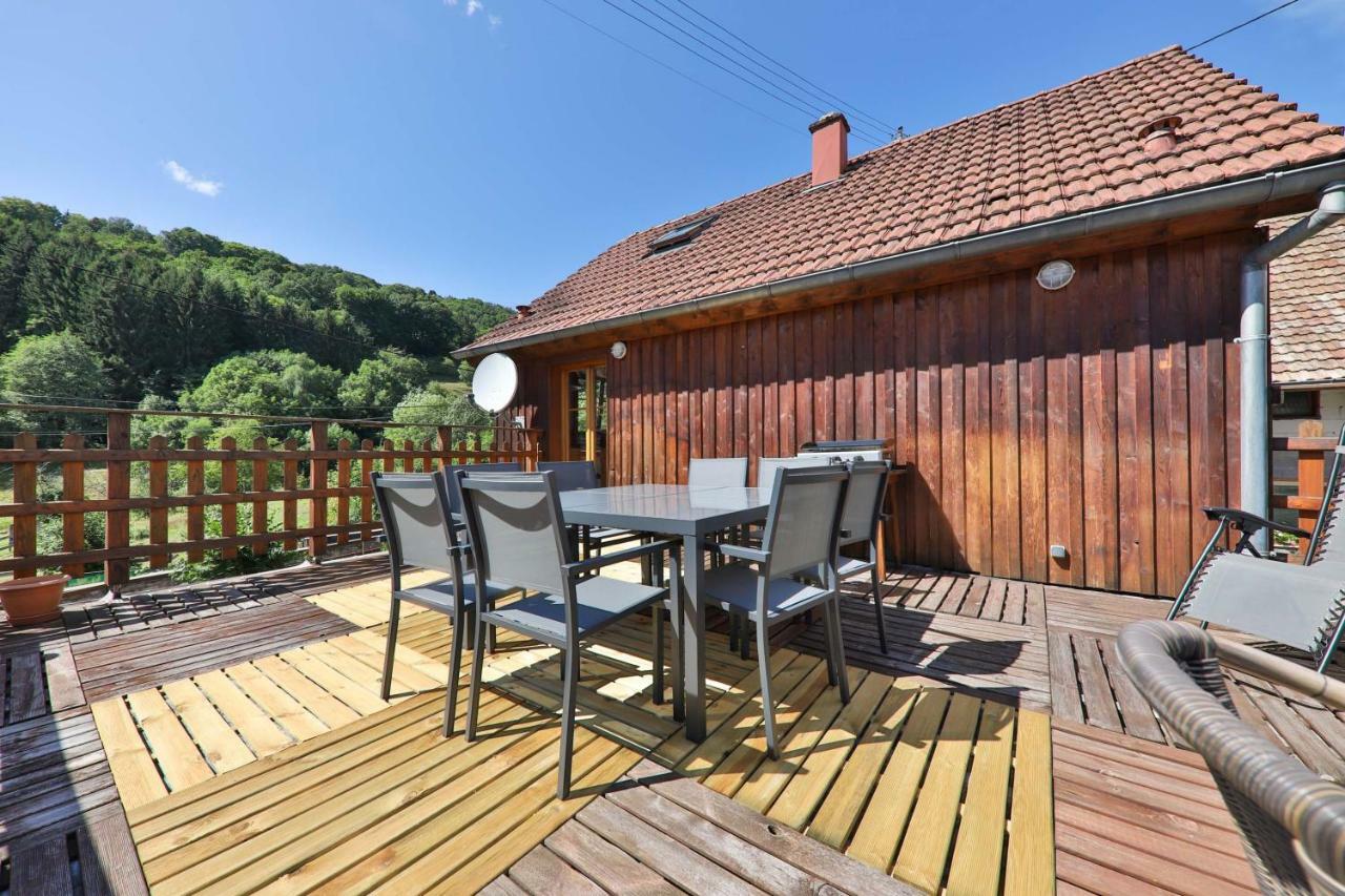 Le Chalet Du Tanet Spa Sauna Terrasse En Alsace Soultzeren Exterior foto